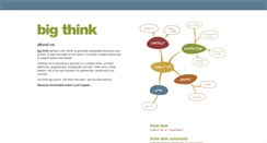 Desktop Screenshot of bigthink.ca